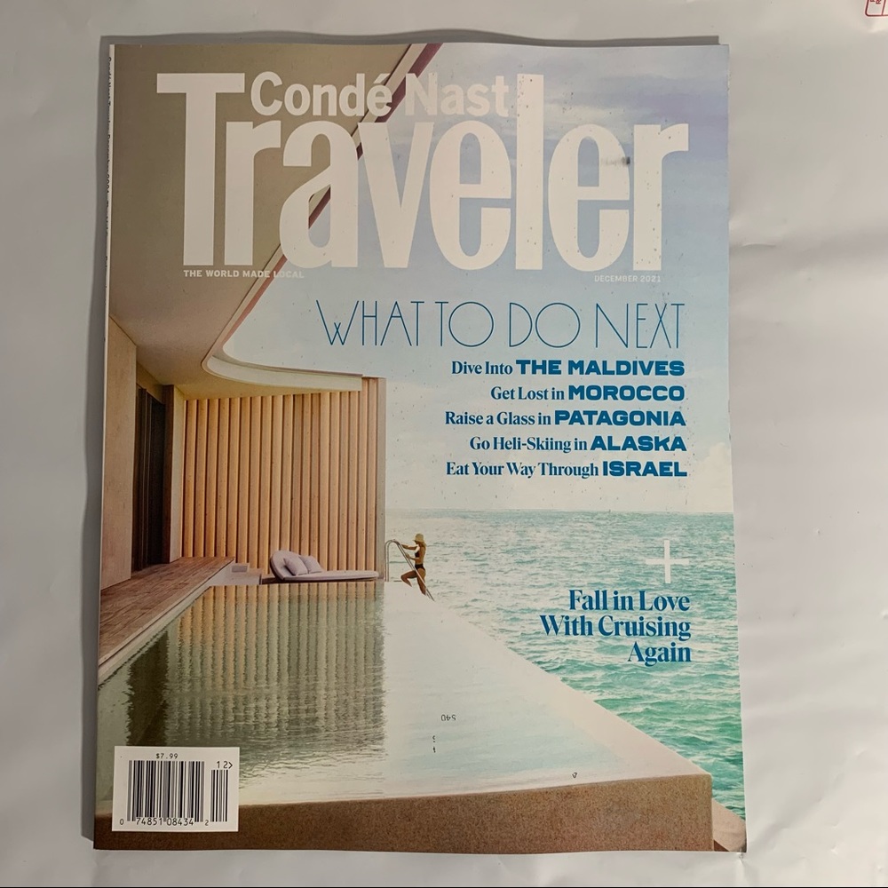 Conde Nast Traveler Magazine December 2021 What To Do Next Maldives Morocco